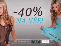 Aktuální akce - 40% sleva na vše s dodáním do druhého dne! 